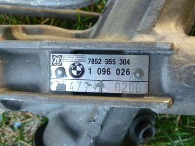 1997 BMW 528i E39 - Power Steering Rack (Hydro Steering Gear) 10960265